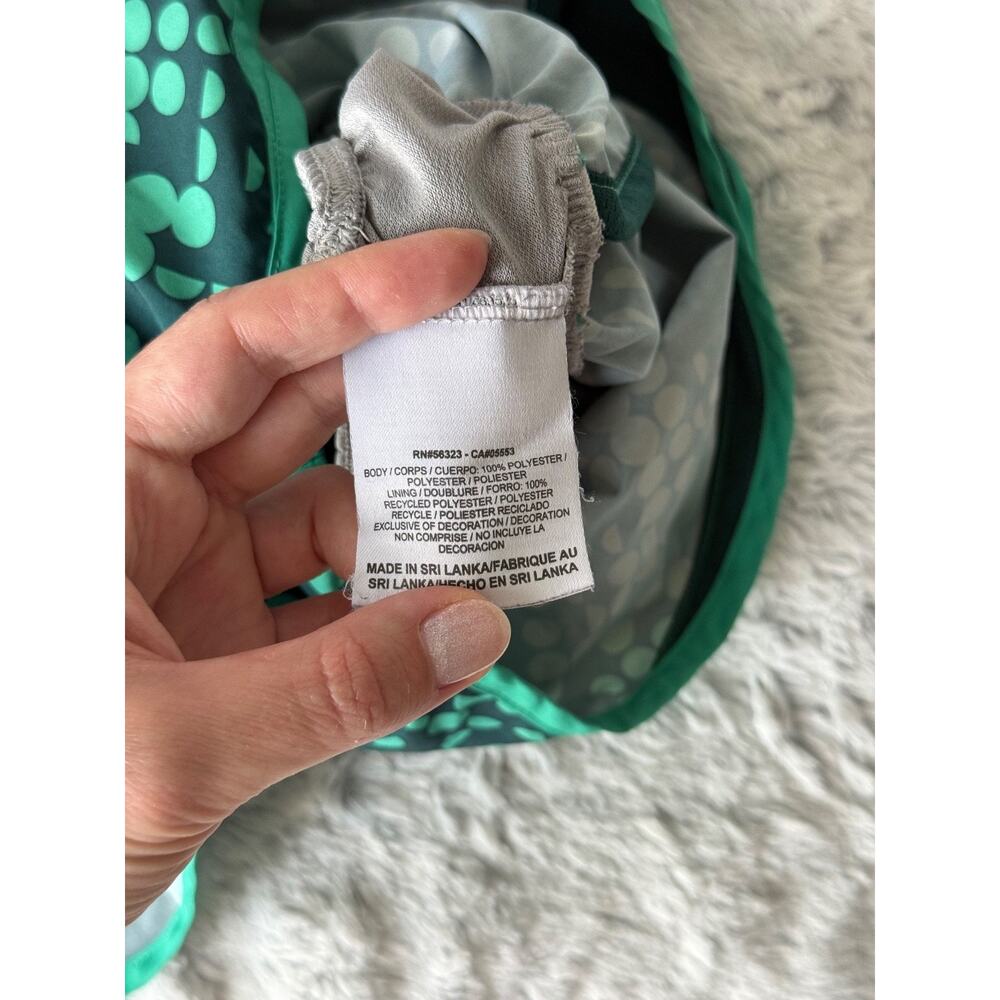 Nike Dri-Fit Women's S Tempo Running Shorts Green Mint Dot Print Athletic - Picture 4 of 6